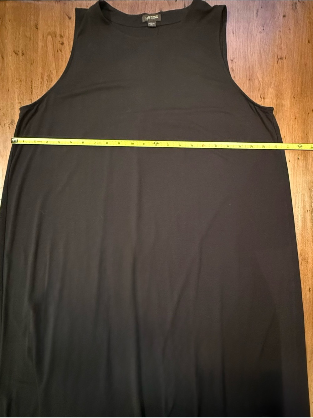 Capsule Wardrobe Minimalist Classic Timeless J. Jill Sleeveless Black Dress - Picture 7 of 7